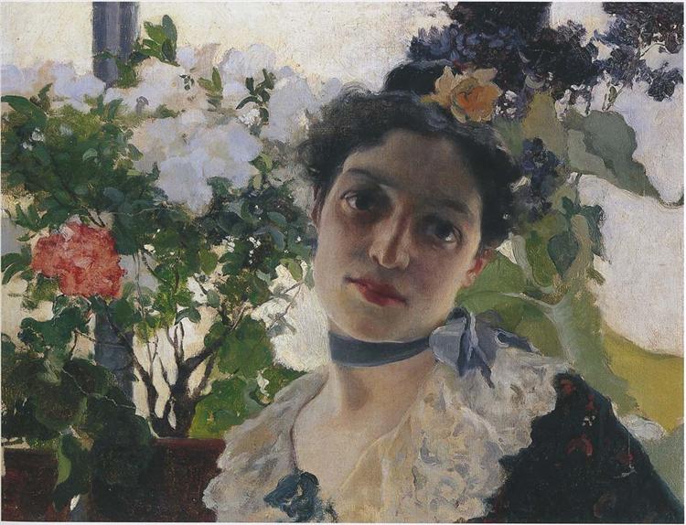 Clotilde Porträt - 1891