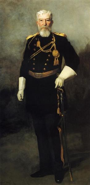 Retrato Del Coronel David Perry - 9.º De Caballería De Ee. Uu. - 1907