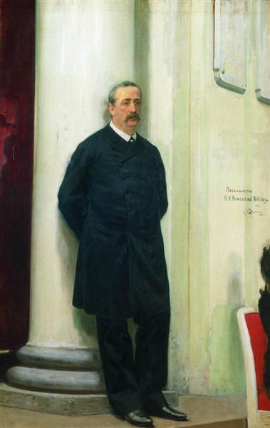 Portrait of the composer and chemist Aleksander Porfirievich Borodin - 1888