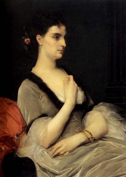 Ritratto della contessa EA Vorontova -Dashkova - 1873