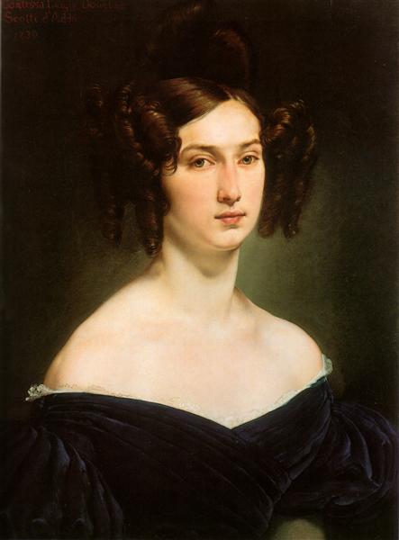 Portrait de la Comtesse Luigia Douglas Scotti D'Adda - 1830