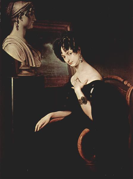 Retrato de Cristina Di Belgiojoso Trivulzio - 1832