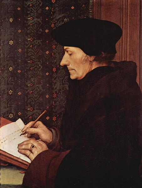 Retrato de Desidério Erasmo - 1523