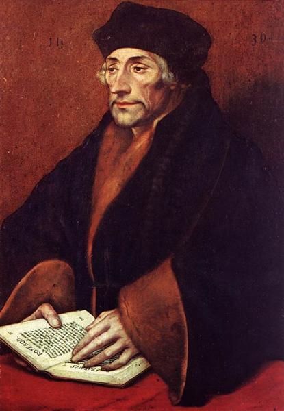 Erasmus Desiderio Portrait - 1530