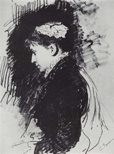 Retrato De E.D. Batasheva - 1891