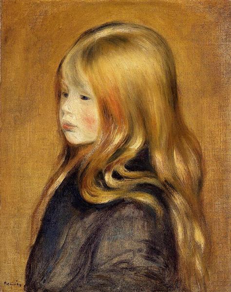 Porträt von Edmond Renoir - Jr. - 1888 