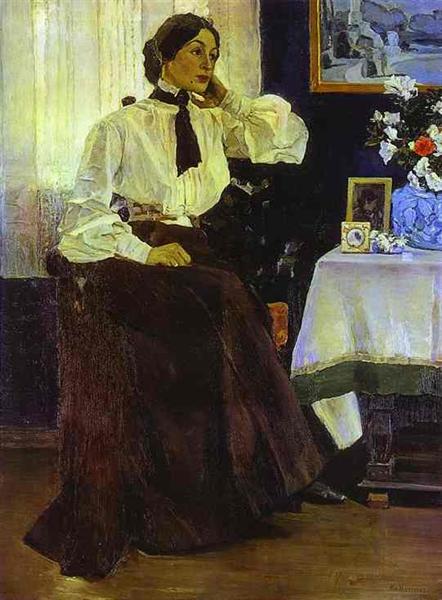 Porträt von Ekaterina Nesterova - 1905