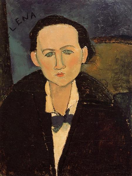 Retrato De Elena Pavlowski - 1917