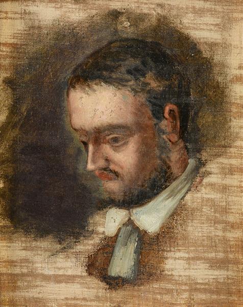 Retrato De Émile Zola - 1864