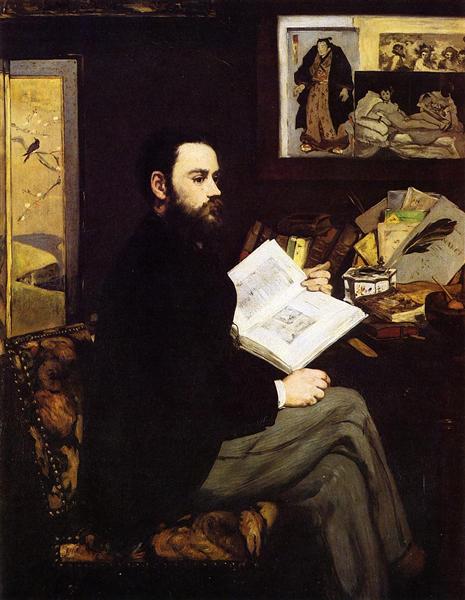 Ritratto di Émile Zola - 1868