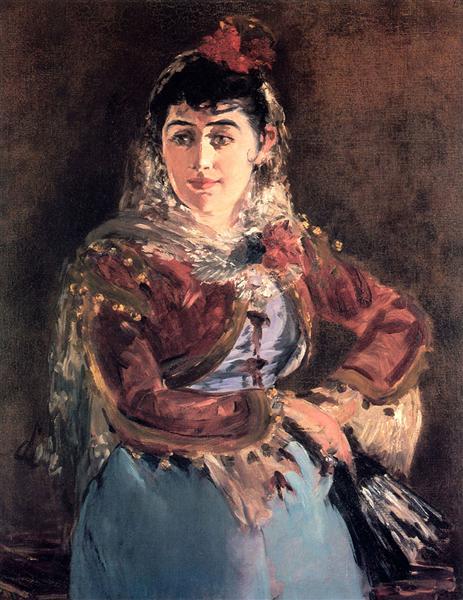 Retrato De Emilie Ambre En El Papel De Carmen - 1879