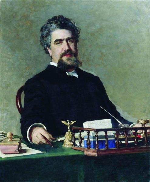 Retrato Del Ingeniero Ivan Yefgrafovich Adadurov - 1885