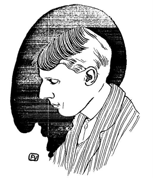 Portrait de l'écrivain et illustrateur anglais Aubrey Beardsley - 1898