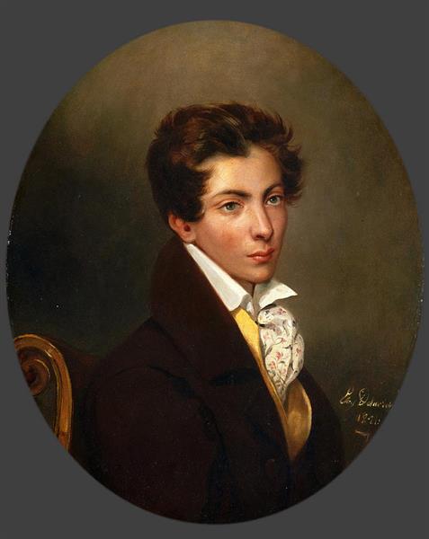 Retrato De Eugène Berny Douville - 1828