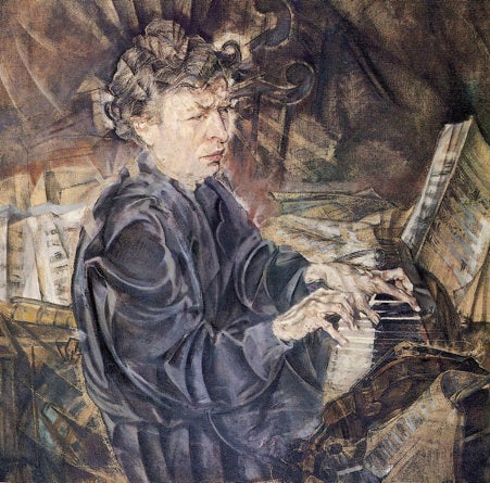 Retrato de Ferruccio Busoni - 1916