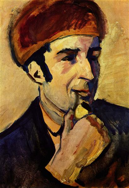 Retrato de Franz Marc - 1910