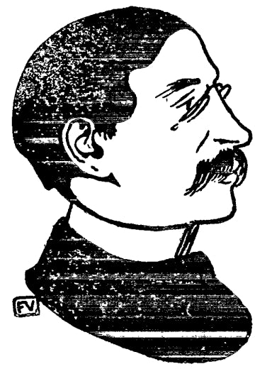 Portræt af den franske politiker Léon Blum - 1900