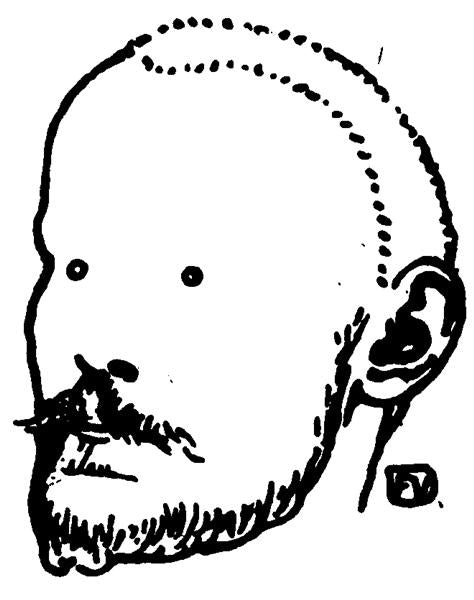 Portrait de l'écrivain français Jules Renard - 1898