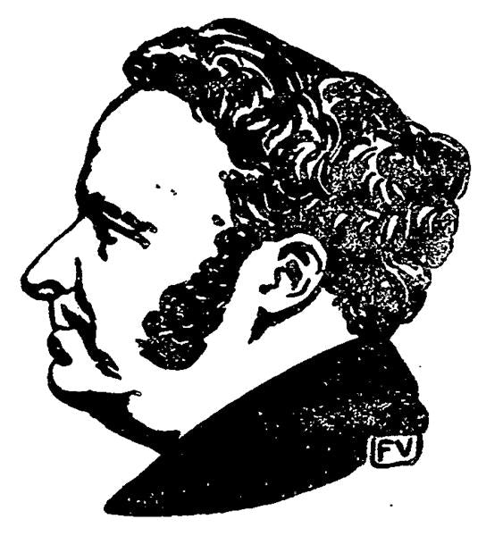 Retrato Del Escritor Francés Stendhal - 1897