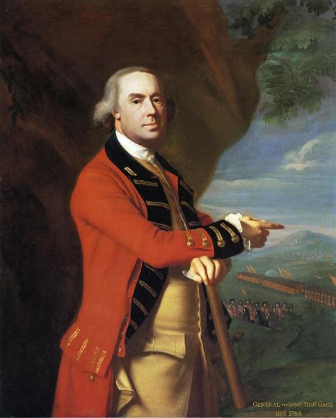 Retrato Del General Thomas Gage - 1769