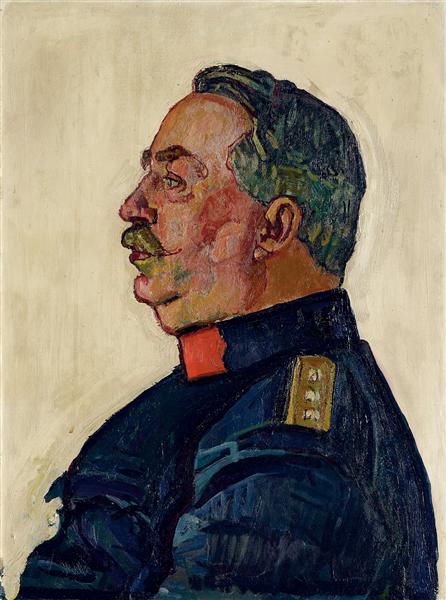 Portret van generaal Ulrich Wille - 1915