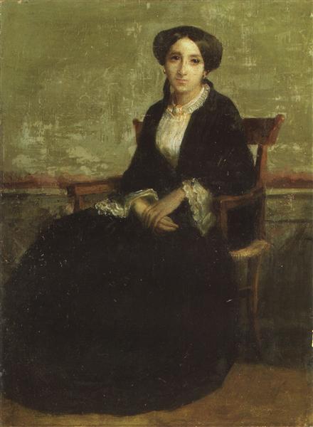 Portrait of Genevieve Celine - 1850