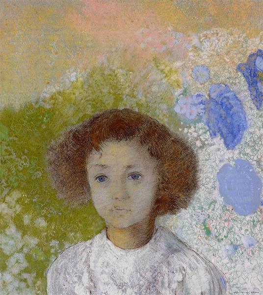 Portrait of Genevieve de Gonet as a Child - 1907