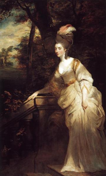 Retrato de Georgiana - Duquesa de Devonshire - 1776