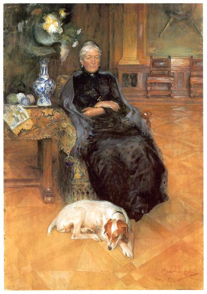 Portrait of Gothilda Furstenberg - 1891