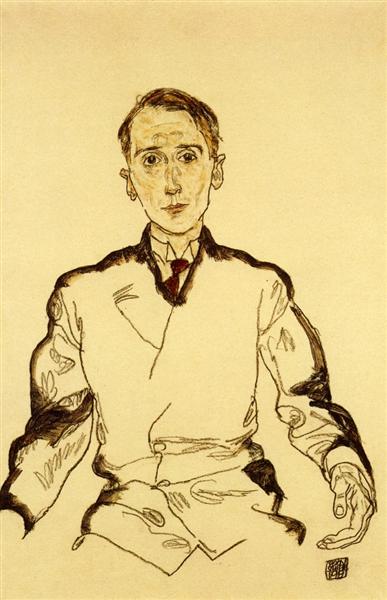 Heinrich Rieger Retrato - 1917