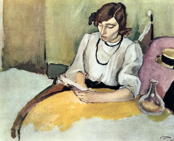 Porträt von Hermine David - 1910