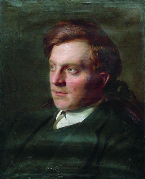 Portrait of Ivan Timofeevich Savevenkov in his university student in St. Petersburg