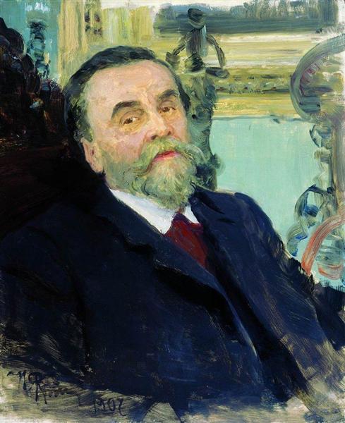 Portret van Iván Zvetkov - 1907