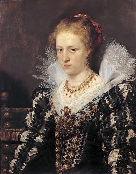 Portrait de Jacqueline van Caestre épouse de Jean Charles de Cors