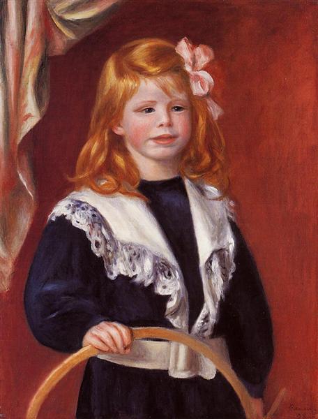 Portrait de Jean Renoir (enfant avec ARO) - 1898