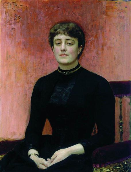 Portræt af Jelizaveta Zvantseva - 1889