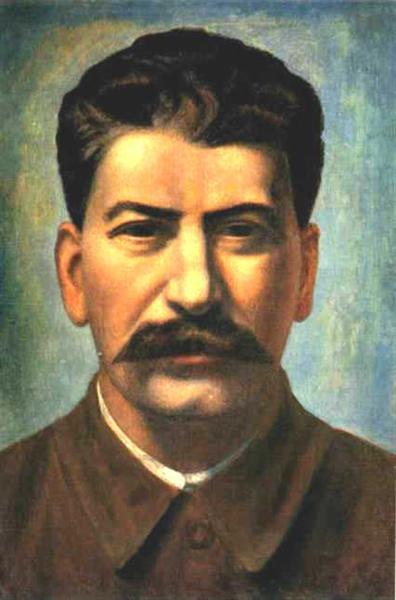 Portrait de José Staline (Iosif Visionovich Dzhugashvili) - 1936