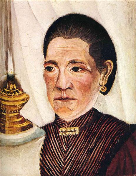 Retrato de Josefina, a segunda esposa do artista - 1903