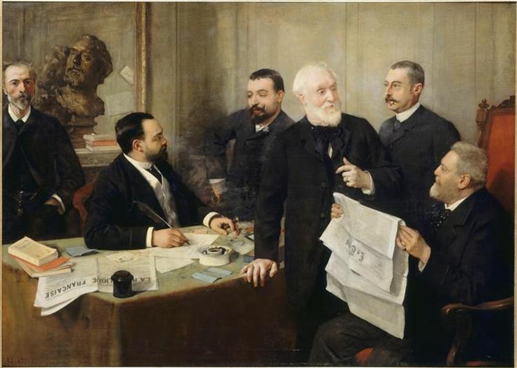 Esta é a pintura de Henri Gervex - 1890