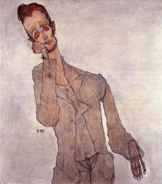 Karl Zakovsek Retrato - 1910