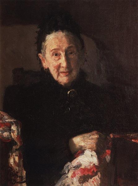 Portrait of Li Sastakova, sister of composer Mikhail Glinka - 1899