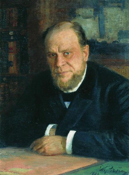 Portrait of lawyer Anatoly Fyodorovichm Koni - 1898