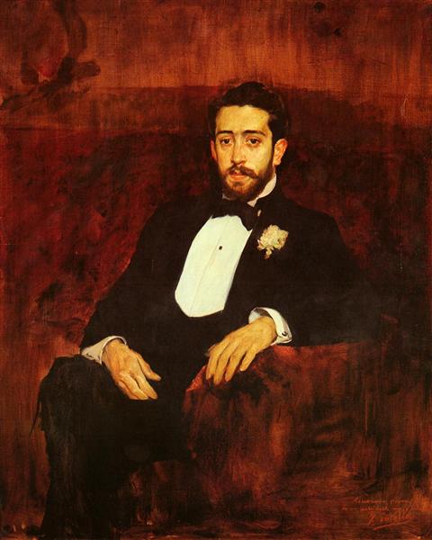 Retrato Del Abogado Don Silverio De La Torre Y Eguia - 1893