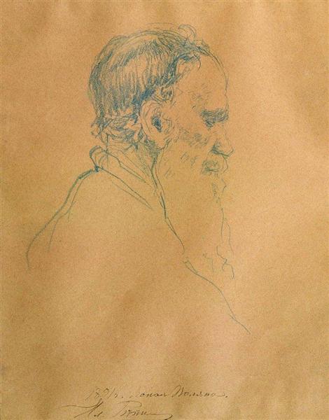 Retrato De León Tolstoi