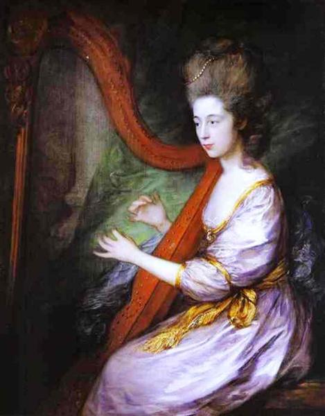 Retrato de Louise - Lady Clarges - 1778