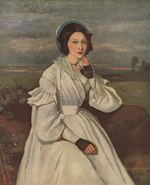 Retrato de Louise Claire Sennegon - Futura Madame Charmois - 1837