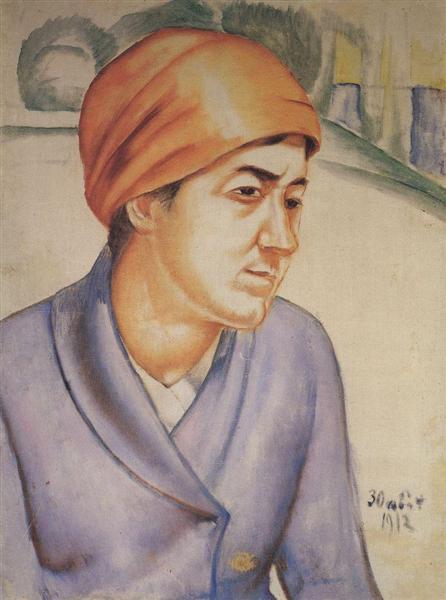 Retrato De Mfpetrova-Vodkina - 1912