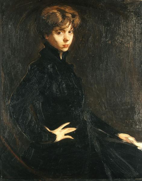 Senhorita M. Horsch Retrato - 1917