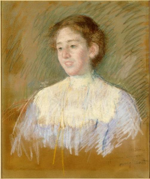 Retrato De Madame Alfred Lavergne - Nacida Magdalena Mellon - 1905