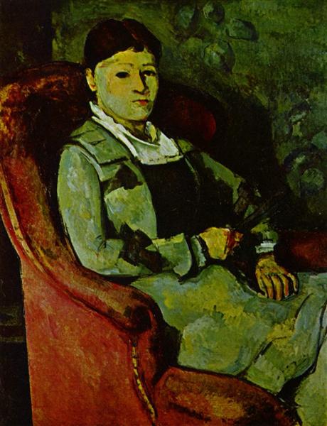 Portret pani Cézanne - 1881